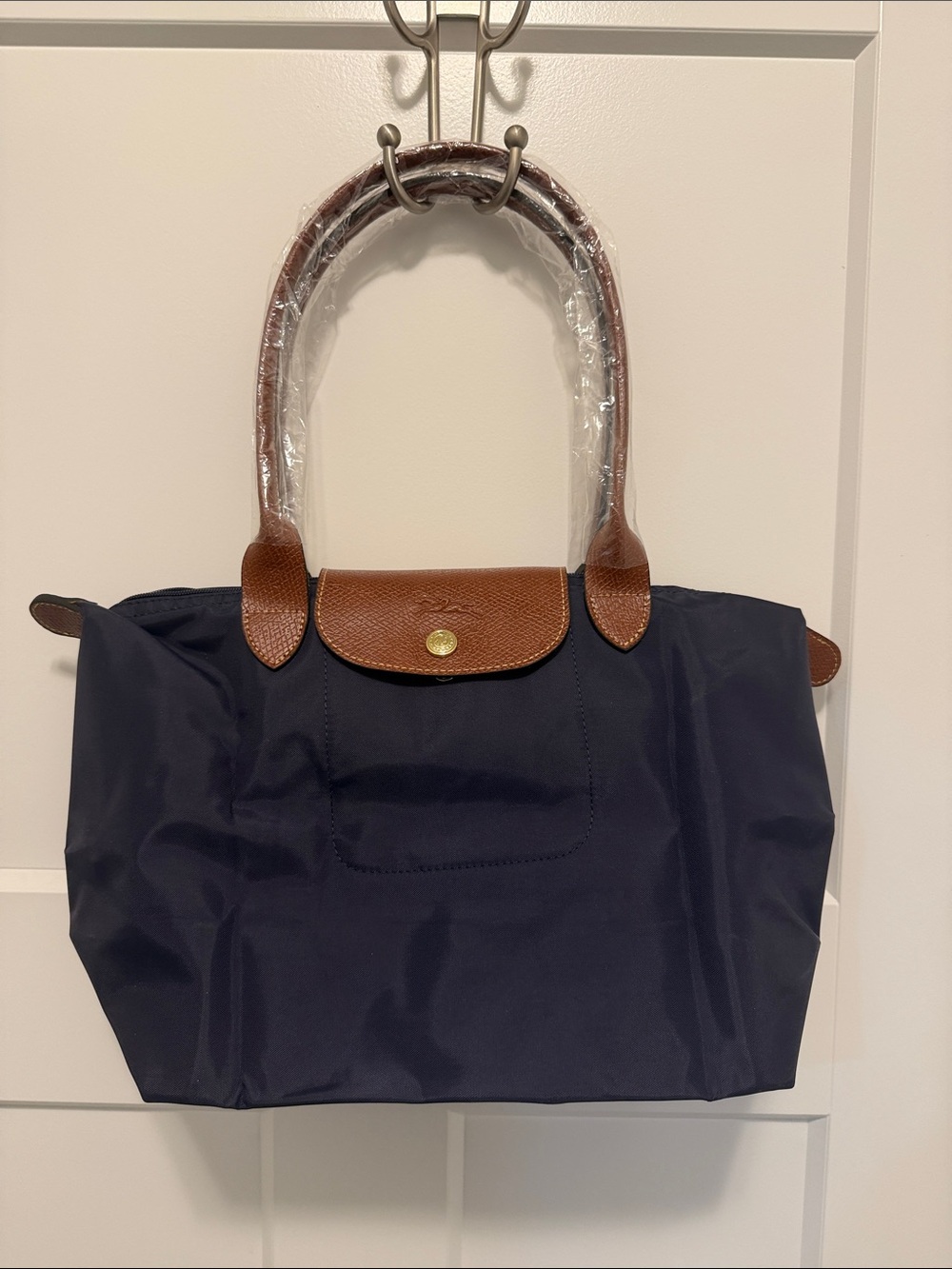 Source Unknown: Elegant Blue Women's Handbag - Picture 5 of 5